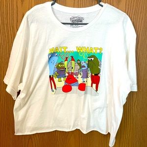 NWOT Nickelodeon SpongeBob Crop Top
